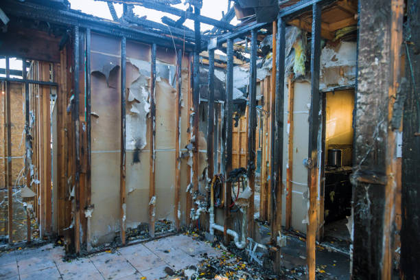 Professional Fire Damage Removal technician working in Perryville, MO